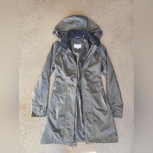Laundry By Shelli Segal Olive Utility Hooded Jacket
